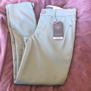 🆕 NWT WIT & WISDOM “Ab'Solution”Ankle Skimmer Jeans Light Blue